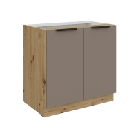 Szafka kuchenna 80 cm AURO 80 D 2F BB TA/AR antyfinger